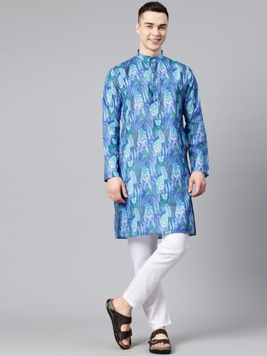 Image of Luxrio Kurta Set for Men Cotton Blend Kurta with Pyjama Set Ethnic Set