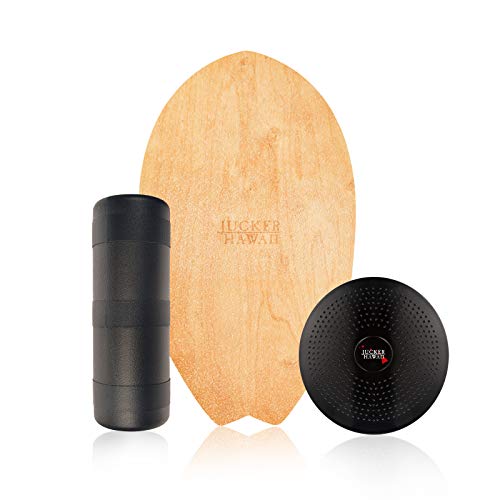 JUCKER HAWAII Homerider Surf Pure - Tabla de equilibrio (incluye cojín de equilibrio y rueda)