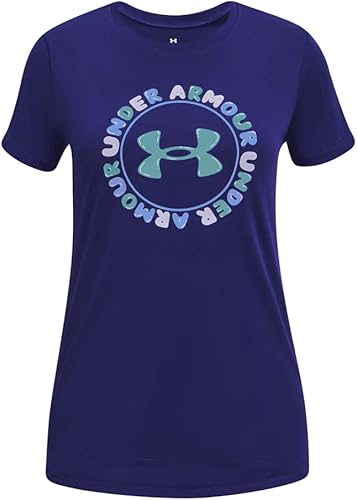 Under Armour Tech Twist Wordmark Girls Short Sleeve T-Shirt