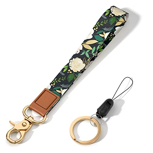 Image of Wrist Lanyard Key Chain, Cute Wristlet Strap Keychain Holder for Women Men Car Keys ID Badges Card Wallet Phone Camera