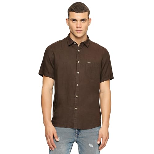 Image of Pepe Jeans Men's Cotton Regular Fit Shirt