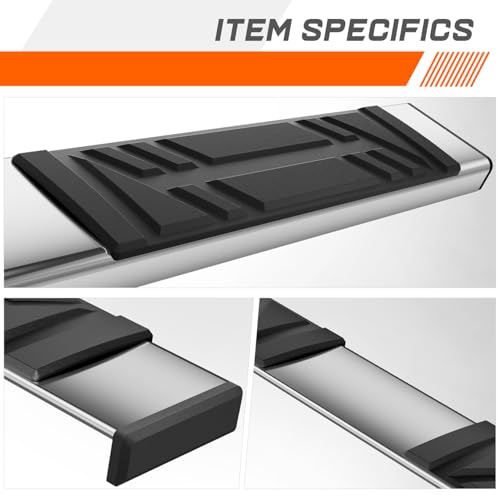 Estribos laterales de acero inoxidable para Toyota Tacoma 2005-2023 miniatura 6