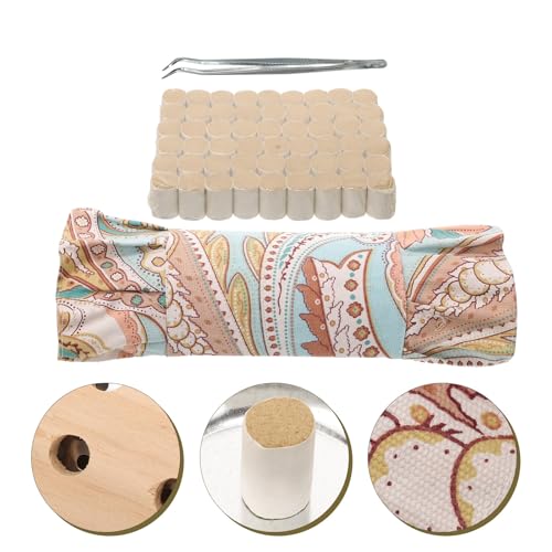 Almohada cervical de madera para moxibustión reutilizable con soporte ergonómico para el hogar 7