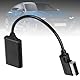 kyaoayo Audiokabel, Bluetooth 5.0 Aux-Kabel AUX Musik Kabel Interface Adapter, Bluetooth-Audiokabel für Audi, Auto-Bluetooth-Audiokabel für AMI MMI MDI Q5/A5/A7/R7/S5/Q7/A6L/A8L/A4L