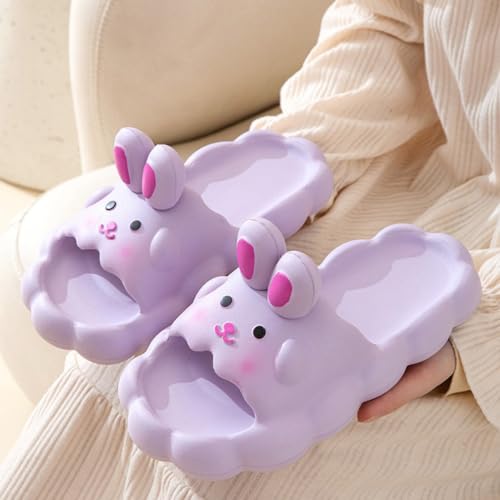 Bunny Slippers Bathroom Slippers Girl Summer Cartoon Cute Rabbit Home Non-slip Slippers3