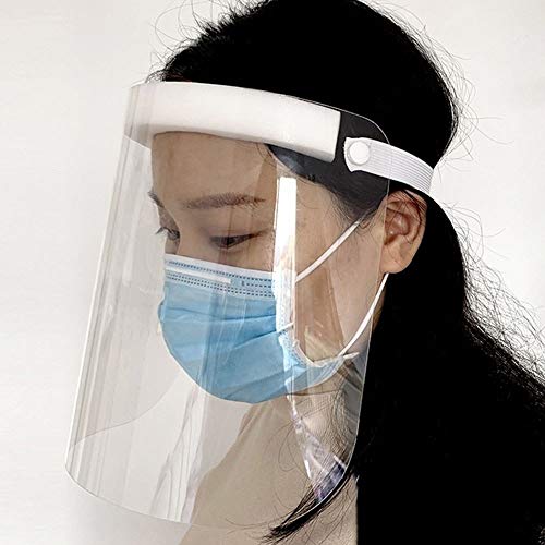 Preisvergleich Produktbild Transparent Face Shield Gesichtsschutz Anti Splash Schutzmaske, Gesichtsschutzkappe, Vollschutzmaske Für Das Kochen Pollen Rauch Staub,1PCS
