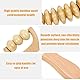 Uoimky 3 Stück Faszienrolle Holz, Massageroller Holz mit Griff Faszienstab Set Anti Cellulite Massagegerät maderotherapie für Rücken, Beine, Nacken, Cellulite Muskelentspannung