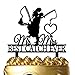 Funny Fishing Wedding Cake Topper - Best Catch Ever - Groom Hugging Bride Fishing Couple Cake Topper, Mr&Mrs Wedding Cake Topper (Fishing Couple)