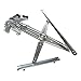 YHTAUTO Front Passenger Side Power Window Regulator with 2-Pin Motor Assembly Compatible with Chevrolet Colorado/GMC Canyon 2004-2012 & Isuzu i-280/i-350 2006, i-290/i-370 2007-2008