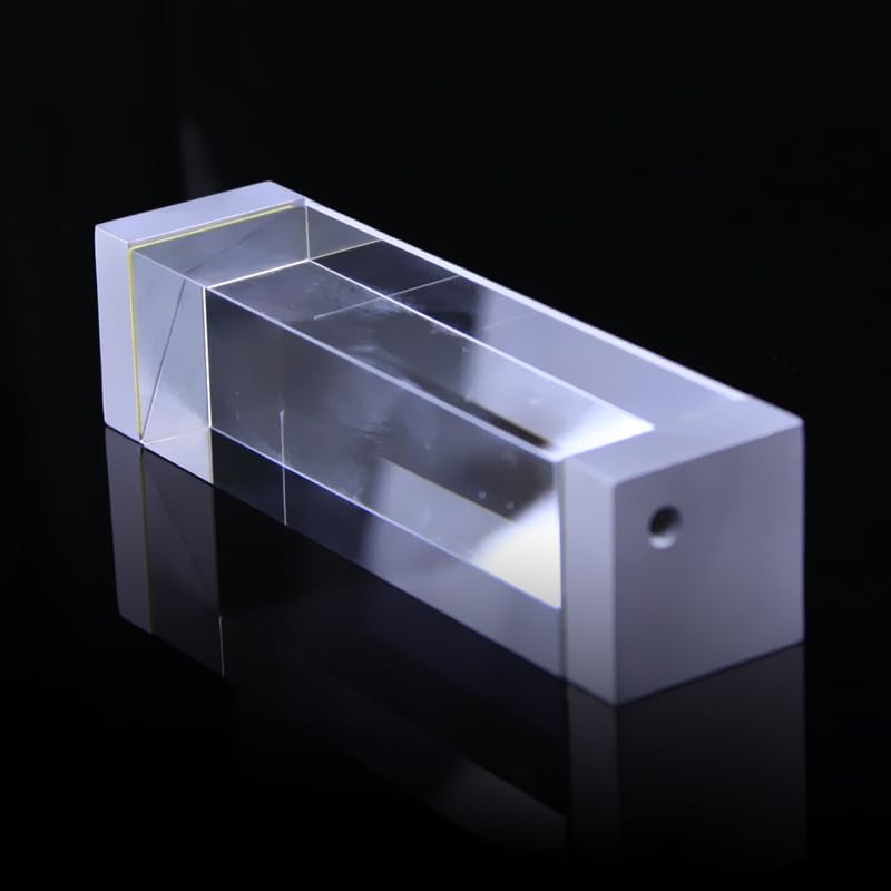 1pc 30 * 30 * 150 Right Angle Prism Quadratic Element Surveying Prism with Stand,Customized Prism Optical Instrument Experiment