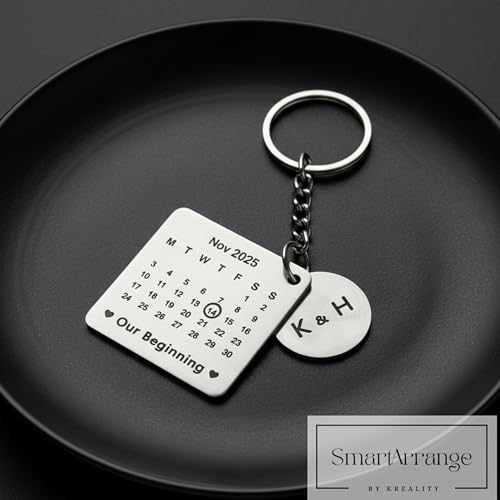Image of Personalized Engraved Photo Keychain - Custom Stainless Steel Keyring | Unique Gift for Birthday, Anniversary, Wedding, Valentine's Day | For Dad, Mom, Couple, Him, Her