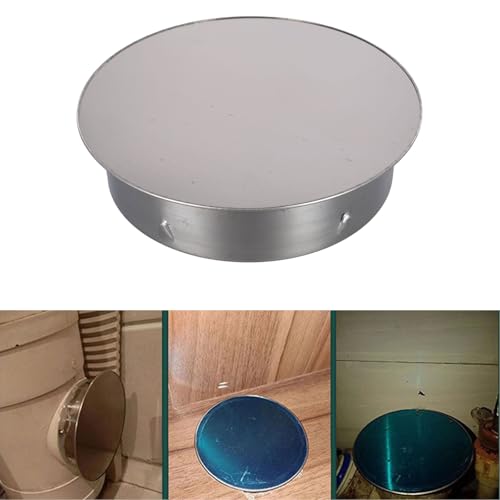 Stove Pipe Duct Cap, Stainless Steel Chimney Hole Cover Stove Pipe Cover Insulated Flue Pipe Cap for 190mm-200mm Pipes - Image 3