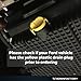 RONIN FACTORY Ford F150 Oil Drain Plug 2015+ F150 Raptor Mustang (Ford Bronco V6) (2024+ Ford Ranger/Raptor) Replacement Yellow Plastic Engine Oil Drain Plug BC3Z-6730-A / FT4Z-6730-A / KX6Z-6730-B