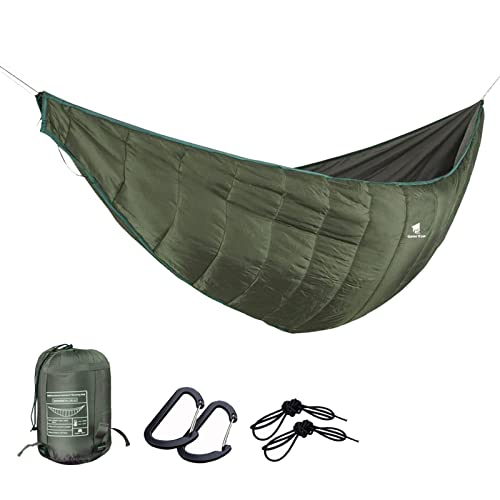 GEERTOP Ultralight Hammock Underquilt for Camping Full Length Camp Hammock Underquilts Warm 3-4 Seasons Essential Outdoor Survival Gear for Hiking Backpacking Travel