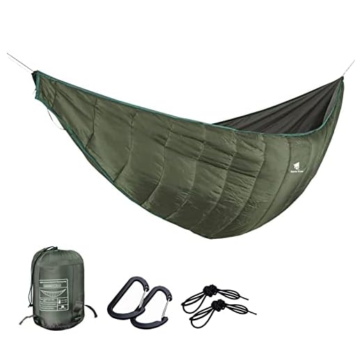 GEERTOP Portable Hammock Quilt Ultralight 3 Seasons Hammock Underquilt Warm Essential Outdoor Survival Gear for Camping Hiking Backpacking Travel