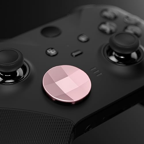 Image of eXtremeRate 2pcs Metalic Rose Gold Magnetic Stainless Steel D-Pads, for Xbox Elite 1 /2 Controller, Replacement Parts Directional Pad Button Kits for Xbox One Elite & Xbox One Elite Series 2 Controller