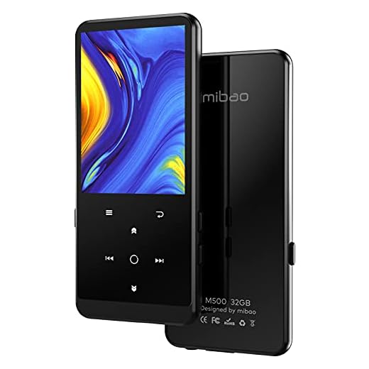 32GB MP3 Player, Mibao MP3 Player with Bluetooth 4.2, Music Player with FM Radio, Recording, 2.4" Screen, HiFi Lossless Sound, Support up to 64GB Expansion(Earphone, Sport Armband Included)