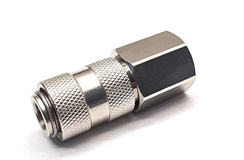 Image of Pneumatic Female Quick Release Coupling 1/2" BSP Female Thread – Quick Connect Air Line Fitting UK Standard for Compressor & Air Tools
