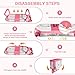 MoreFeel Collapsible Baby Bathtub for Newborn with Thermometer & 1 Hooded Towel & 1 Soft Floating Cushion,Portable Travel Bathtub with Drain Hole, Durable Foldable Baby Tubs for Infants to Toddler
