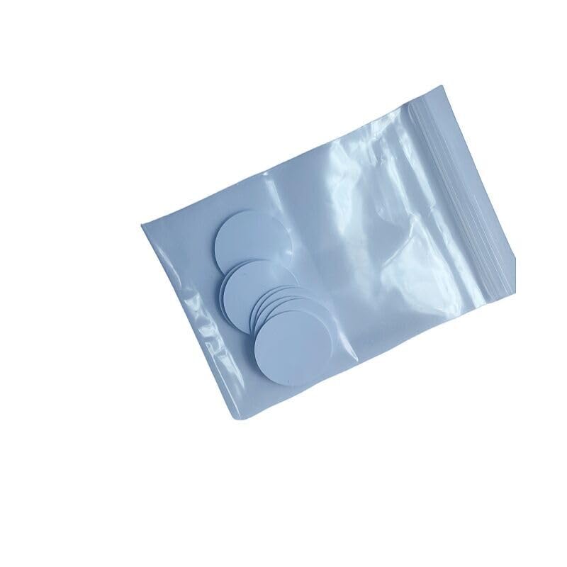 ntag215 tag nfc pusta karta pcv o średnicy 25 mm kompatybilna z Amiibo i Tagmo (opakowanie 10 sztuk)