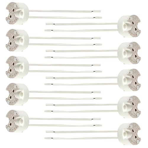 Douille GU5.3,10 Douilles GU5.3 LED avec Câble,Solution pour Rénovation Éclairage...