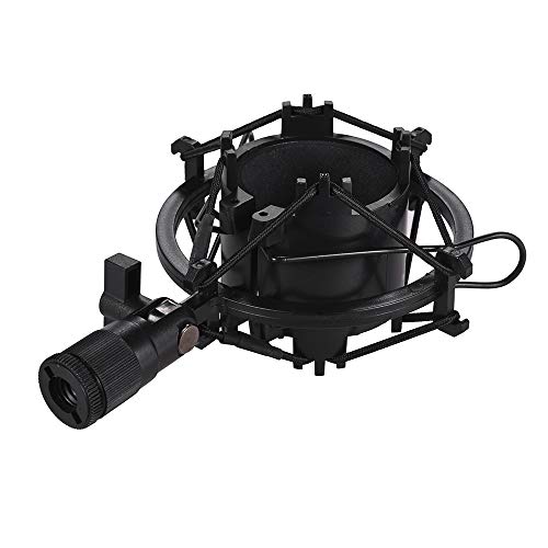 Homesen Suporte de Montagem Antivibração para Microfone Condensador Universal Microfone Mic Shock Mo