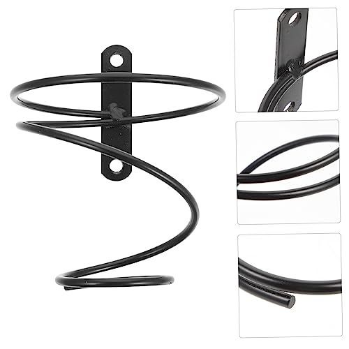 Soporte para botellas de vino colgante negro QUMIIRITY miniatura 3