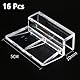 SPORTARC 16 Stück Glasabdeckungs-Clip, Aquarium-Abdeckungshalter, Aquarium-Deckelhalterungen, transparente Acryl-Aquarium-Deckelclips (10 mm)