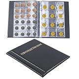 Materiale in pelle PU:l'album da collezione è realizzato con una copertina in pelle PU di alta qualità, che è resistente all'usura e ha una buona consistenza, morbido e liscio al tatto, bello e durevole. Pagine in PVC trasparente integrate, chiaro e morbido. Design tascabile a conchiglia trasparente, permettendoti di vedere chiaramente la moneta da due lati