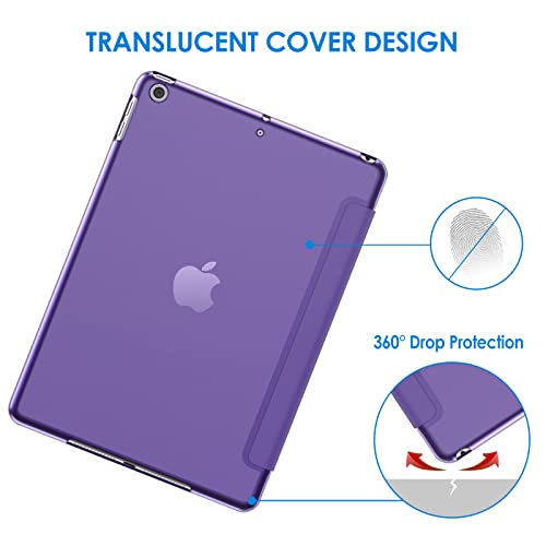Image of JETech Case for iPad (9.7-Inch, 2018 /2017 Model, 6th /5th Generation), Smart Cover Auto Wake /Sleep (Purple)