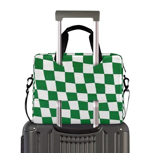 Bolso Maletín para Laptop 15.6 pulgadas Verde y Blanco miniatura 4