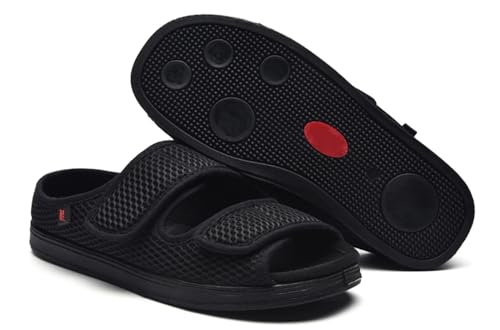 Image of JIONS Women Men Adjustable Velcr Extra Wide Shoes Swollen Feet Diabetic