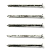 Merriway BH03752 75 mm Verzinkter runder Drahtstift, Weiß, 200 Stück