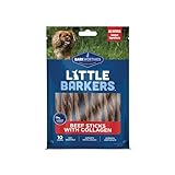 Bark Worthies Little Barkers Beef Sticks with Collagen Dog Treat 10 ct