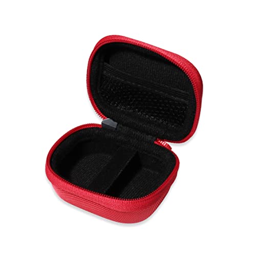 Image of Case for JLab Go Pop+,Go Air Pop,Air Tones+ / Tones, JBuds Mini True Wireless Earbuds, Compact Organizer for the Charger case and Charger Cord (Candy Apple Red)