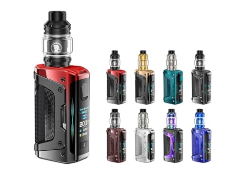 Geek vape Aegis Legend 5 bh Lbg + Z TuI[ ^N Ag}CU[ 0.01b 200W IP68Odh VAPE  5.5ml xCvohZbg (Turbo Red)