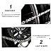 Gatuida 10pcs Heavy Duty Roller Chain Connecting Links Premium Chain Joint Buckle for Transmission High Reliability and Stability for Bikes Atvs and Industrial Machinery