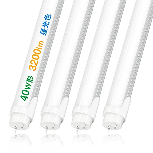 Ɩ 4{Zbg ledu 40w` ǌu 3200lm ȃGl^Cv GT-RGD-20W120CWGP-4B u 20W ledu O[Hsv F 120cm 1198mm G13 t8 40W^ ǌ^LEDv 