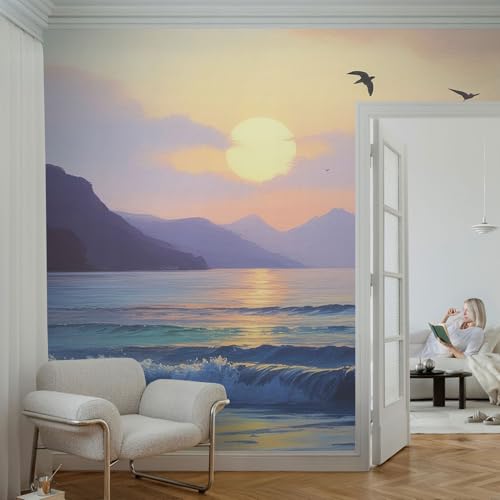 Papel pintado autoadhesivo de dormitorio Mar Oeste para transformar tus paredes este invierno 4