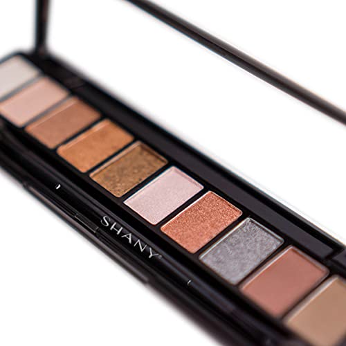 Shany I Love You Travel Eyeshadow Palette - 10 Nude Eye Shadows In Mini Makeup Palette With Blendable Matte And Shimmer Shades And Mirror #TOP6