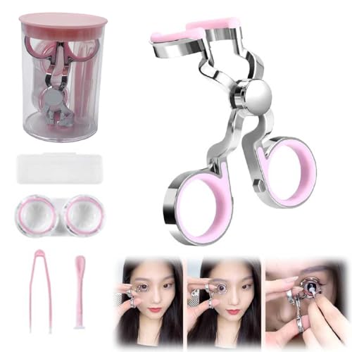 Contact Lens Applicator Tool,Color Contact Lenses Wearing Aids,Contacts Lens Helper,Eye Contact Removal Tweezers,Eye Opener With