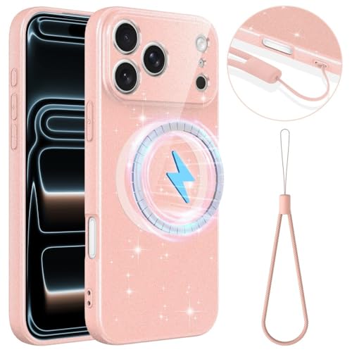 Étui silicone Nothing Phone 3A Pro magnétique premium noir à paillettes