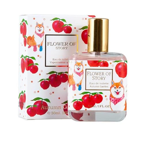 Girl Student Perfume Fruit Fragrance Fresh Fragrance Maiden Natural Lasting Romantic Ladies Eau de Toilette 1 Fl Oz (30ML, Red apple)