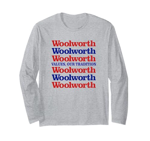 Woolworth Store Retro Vintage Long Sleeve T-Shirt