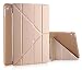Produktbild Septven Ultra Dünn Hülle Case - Origami Verformbar Smart Cover Verformbar mit Automatischem Schlaf Funktion und Standfunktion für iPad-air2/iPad 6, Champagne Gold