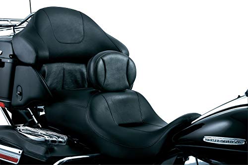 Kuryakyn 1670 Plug-In Adjustable Driver Seat Backrest for 1997-2019 Harley-Davidson Touring Motorcycles , Black - Thumbnail 3