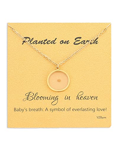 VZBarn Miscarriage Gifts for Mothers Comfort Memorial Loss Breath Circle
