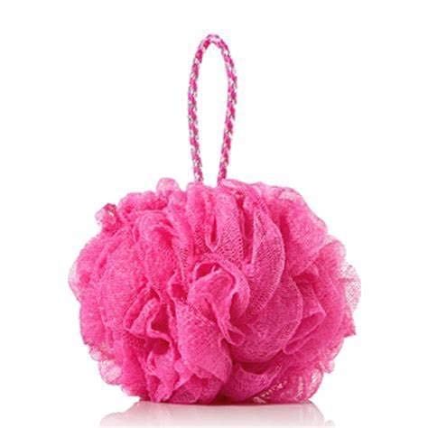 NicoletteBath Shower Loofah Sponge Pouf Body Scrubber ExfoliatorBathing Round Loofah for Men and WomenColour will be sent, as per availability (Pack of 1 for Him/Her), Multi-colour
