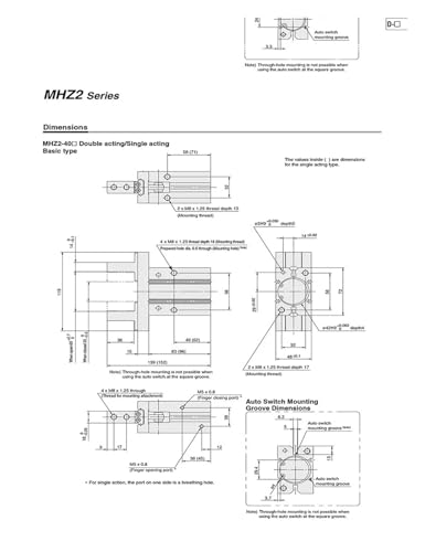 Pince parallèle MHZ2-20 évite les arrêts sur machine à masque et robot - 5