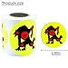 EWUHRY 200 Pieces Range Shooting Splatter Target Stickers Reactive Self-Adhesive Pasters Bullseye Targets Shooting for Rifle Pellet Pistol Airsoft Gun 3 Inch